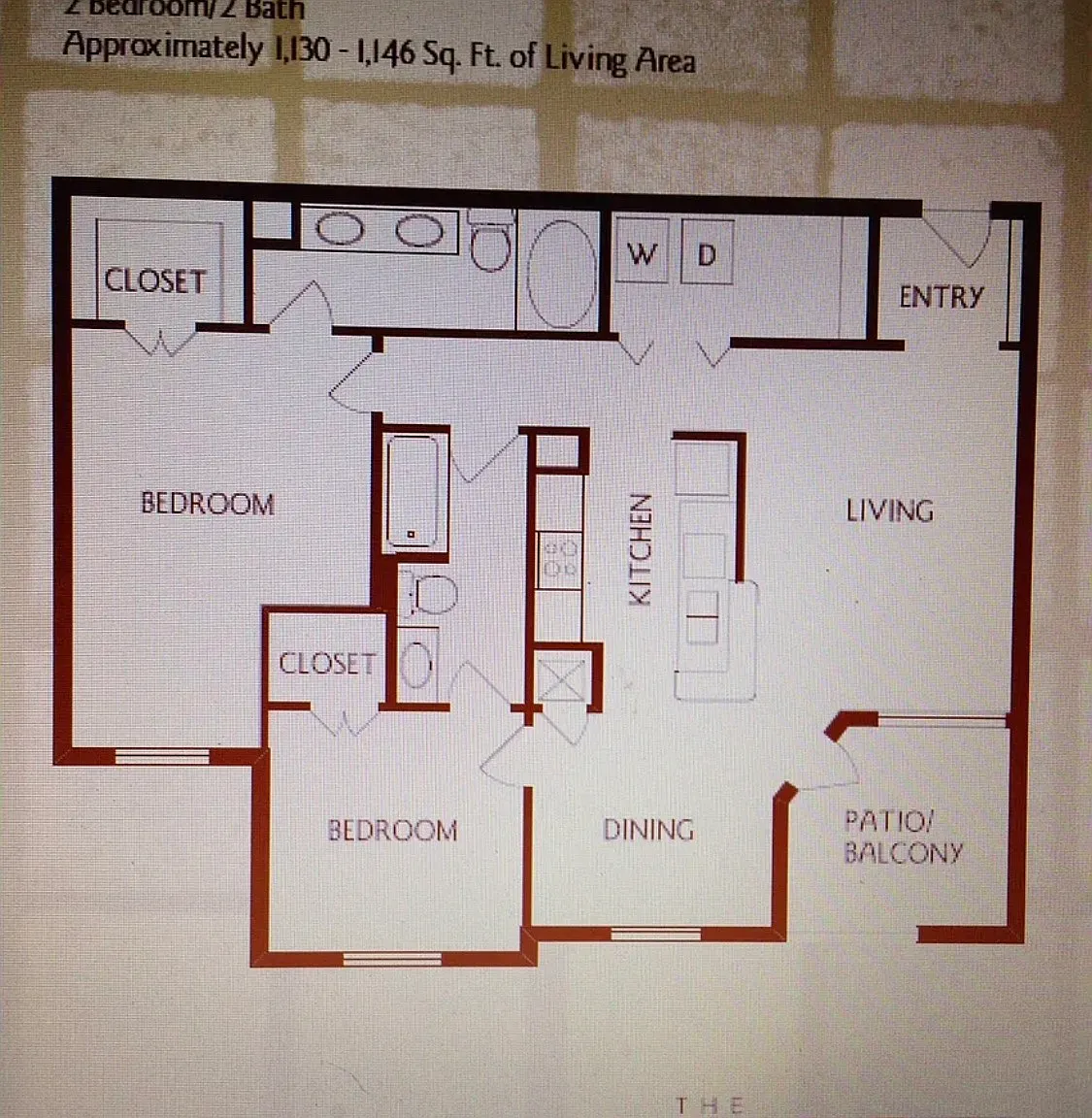 2 bed, 1152 sqft, $2,595 — Photo 2