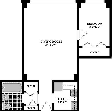 2nd image of 315 W 57th St APT 9A