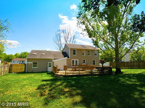 Large fenced rear yard