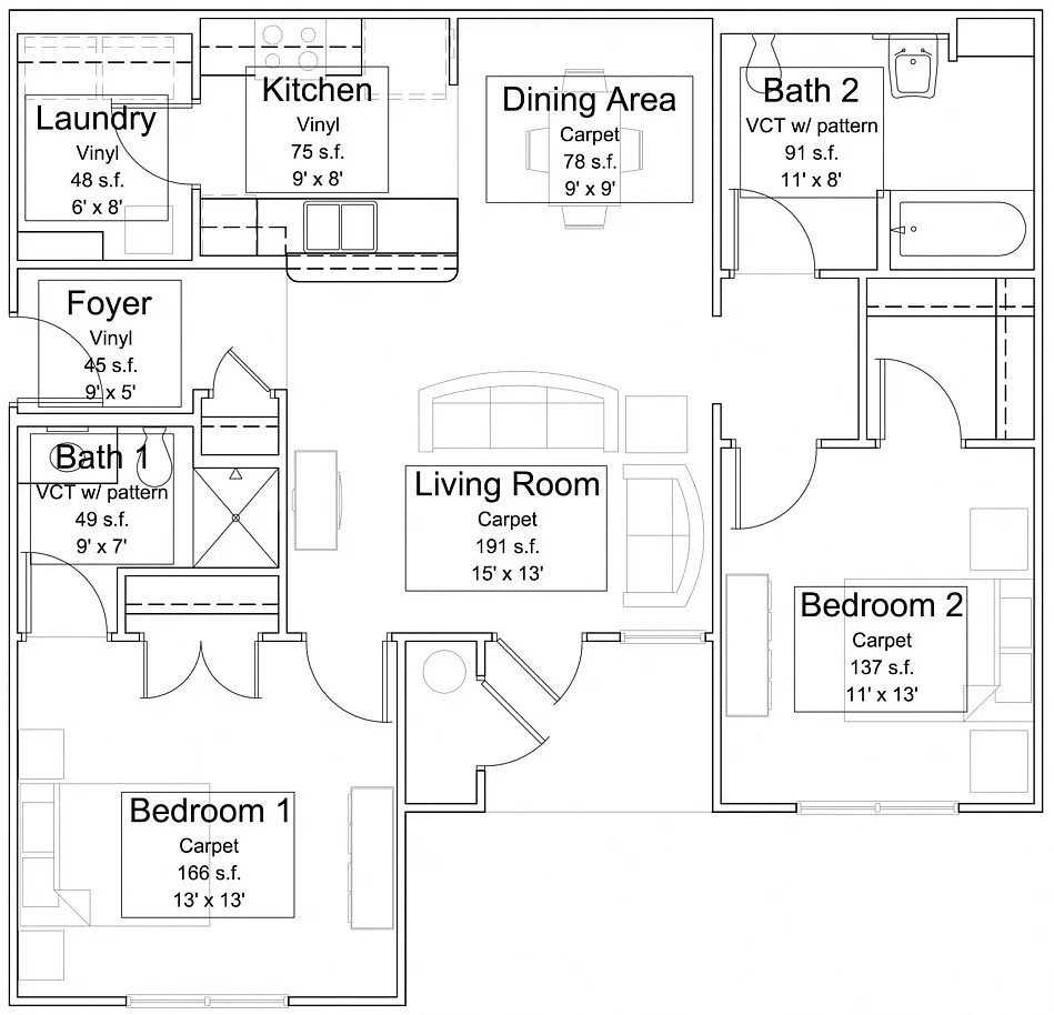 Floor plan 2A