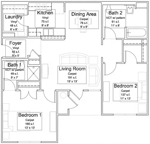 Floor plan 2A