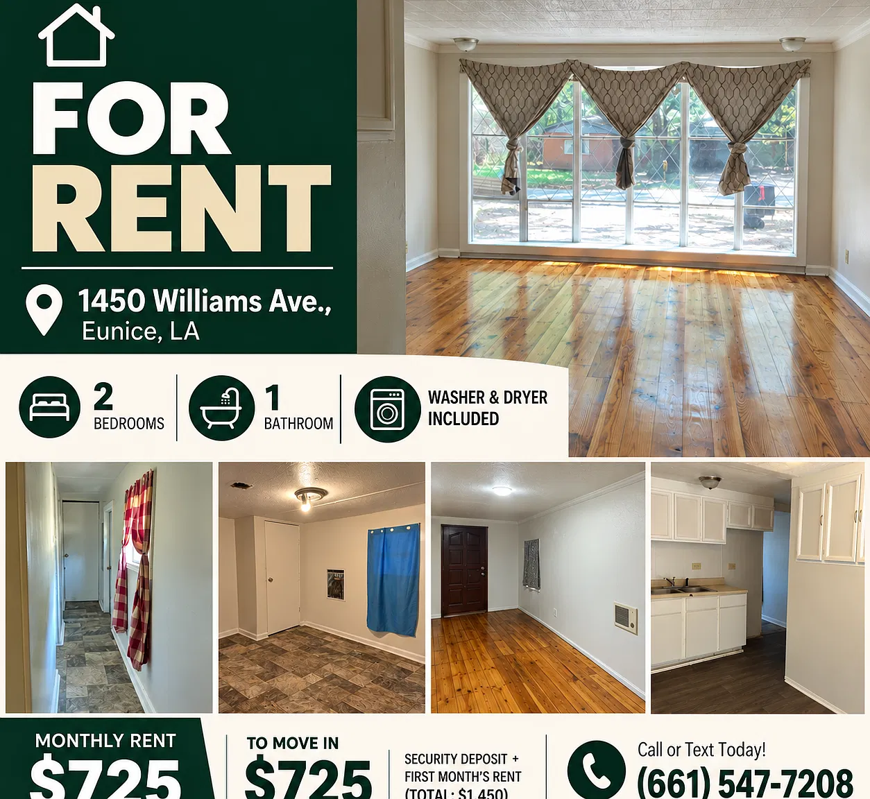 3 bed, $725 — Photo 1
