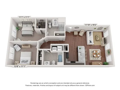Floor plan Greystone II Flat