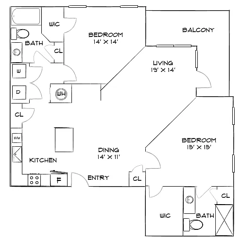 Floor plan Design 2D
