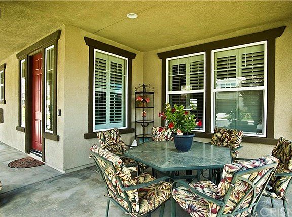 Inviting front porch