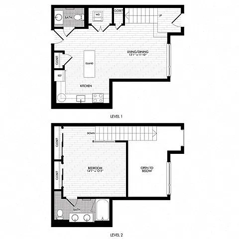 Floor plan 1U