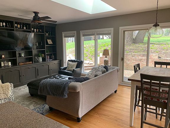 TV room off of the kitchen