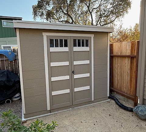 New storage shed