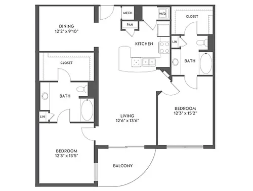 Floor plan C7b