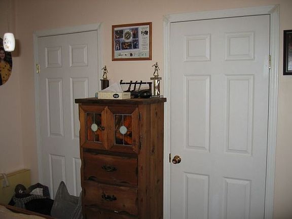 Double Closets in Master Bedroom