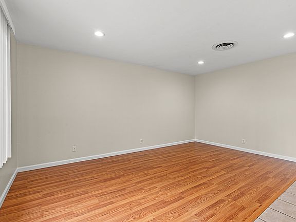 Living room with new recessed lighting