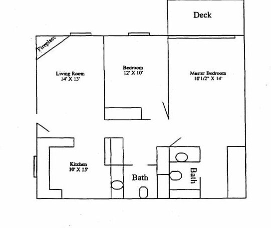 2 bedroom layout