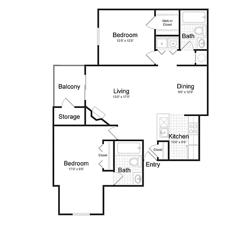 Floor plan B2