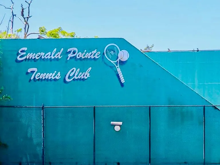 Tennis Court area.
