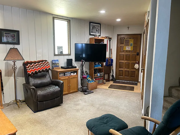 Main door view from living room