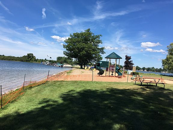 Clubhouse beach area