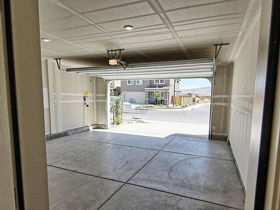 Two car garage with opener.