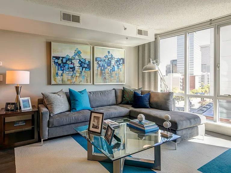 Open concept living space