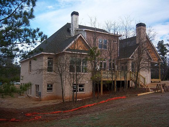Rear view Large Backyard one Acre