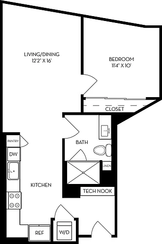 Floor plan 1B3
