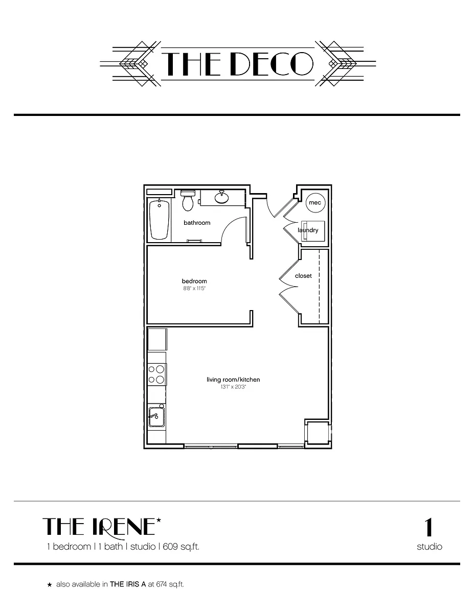 Floor plan Irene