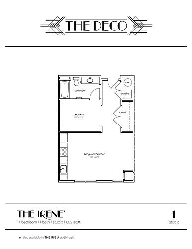 Floor plan Irene