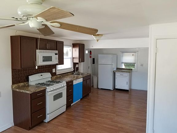 From front door to kitchen