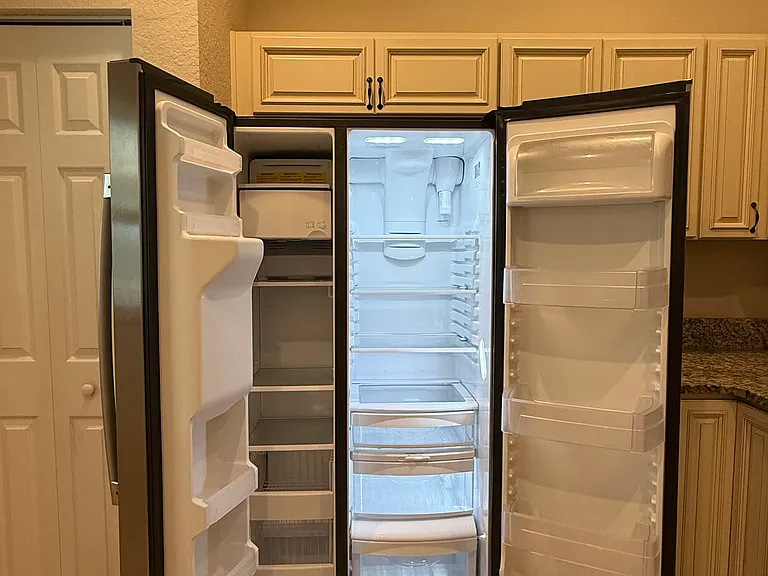 Frig has plenty of room for all your favorites.