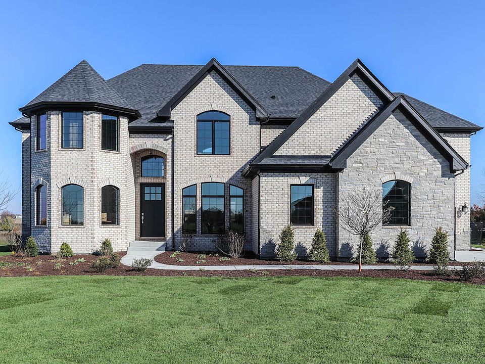 Logan V Traditional Full Brick Stone elevation