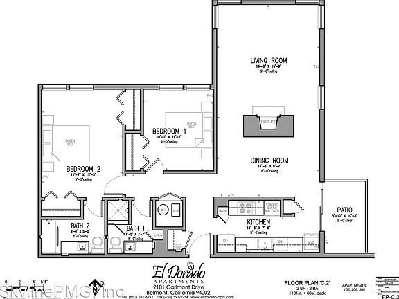 5th image of 2101 Carlmont Dr APT 206