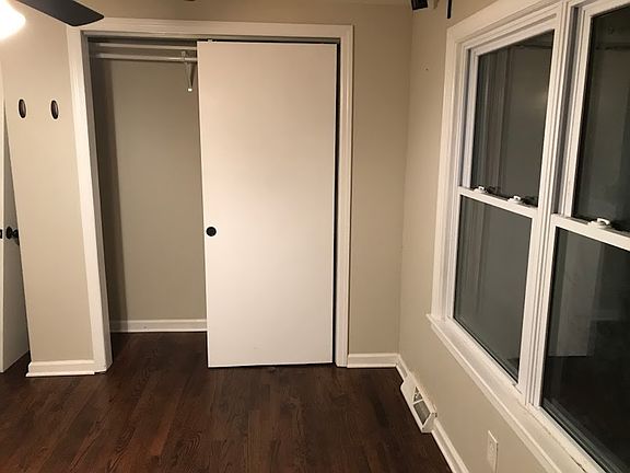 master bedroom with closet