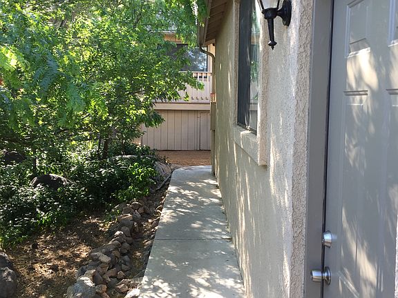 Walkway - side of garage to house