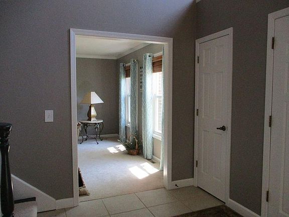 living room on right, office on left
