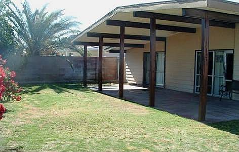 Backyard - partial view