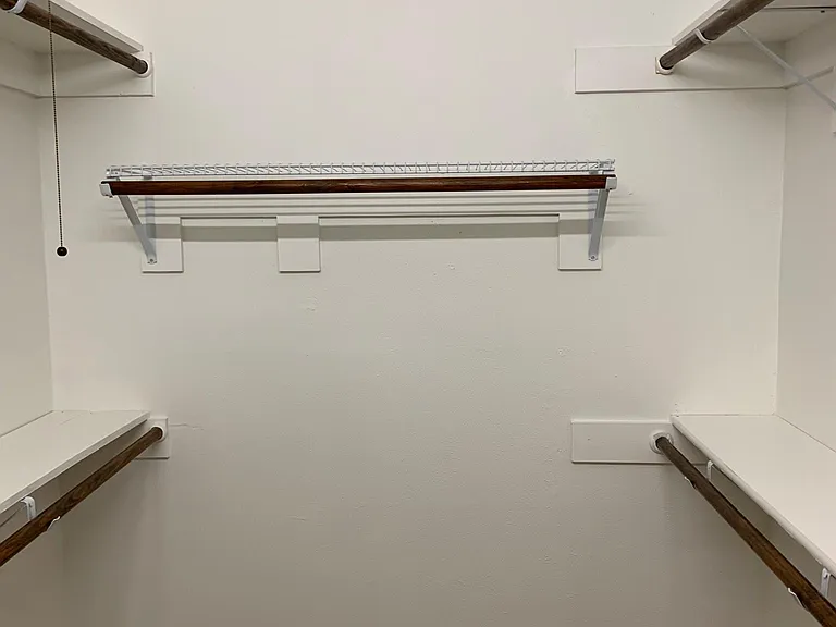 Large walk-in closet in primary bedroom