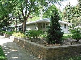 Long retaining wall in the front and side