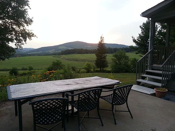 Sunset from the patio.