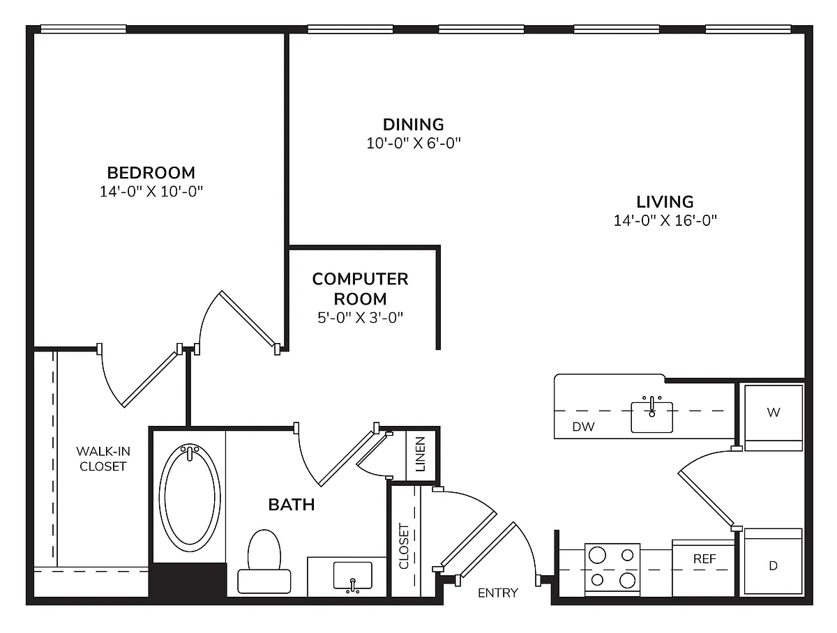 Floor plan Pavia