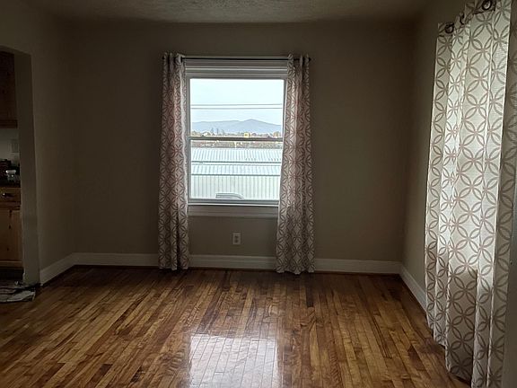 Hardwood in dining room and rest of home. Mountain View from dining room.