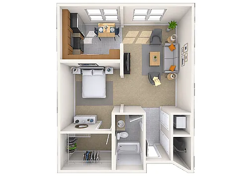 Floor plan Studio