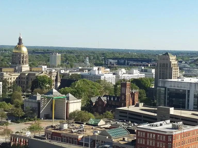 Unbelievable panoramic view from expansive roof-top patio to