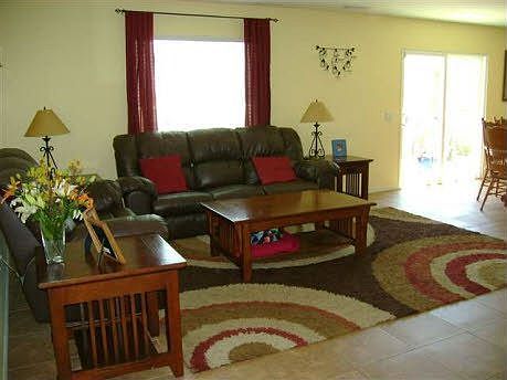 large tile throughout most of downstairs