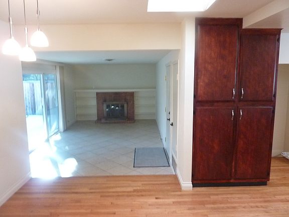 Fireplace & family room