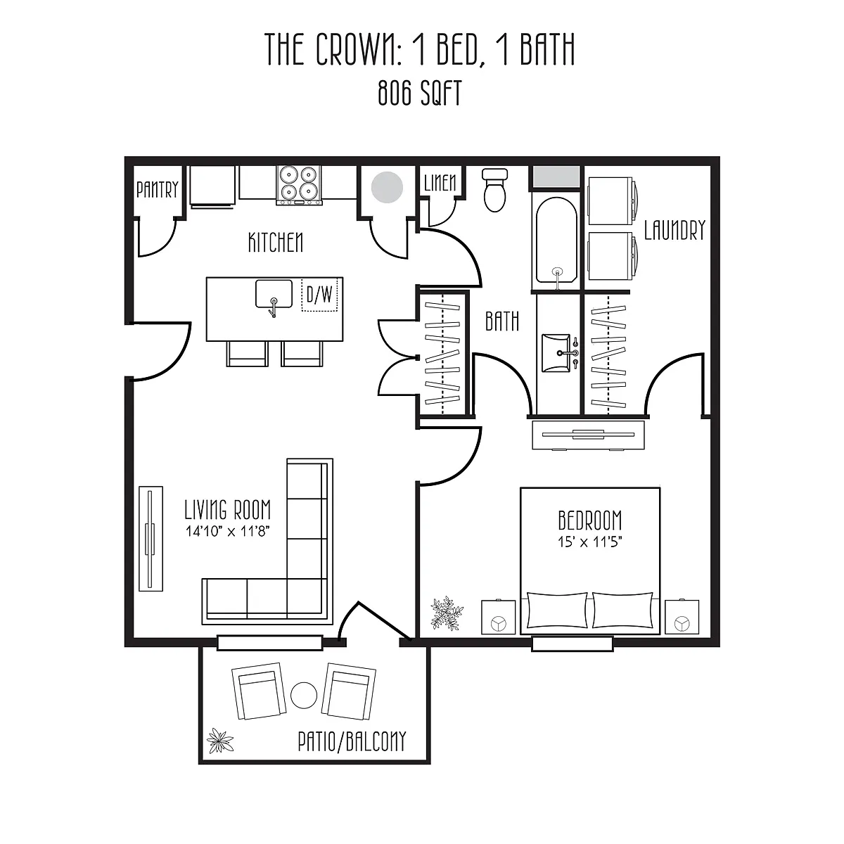 Floor plan The Crown