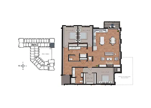 Floor plan C3