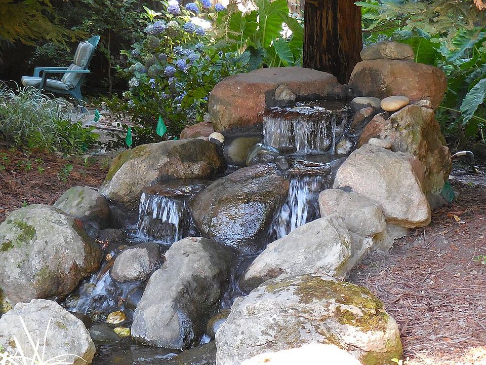 Waterfall in Redwood Grove