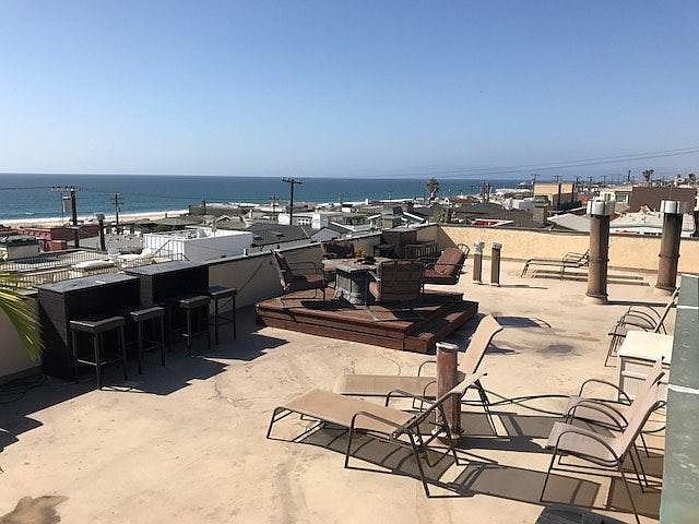 Roof top deck