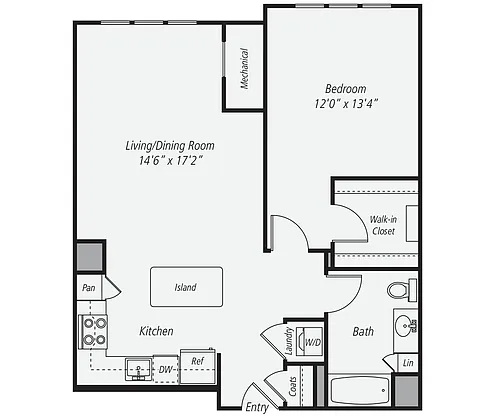 Floor plan A6-2125-2325