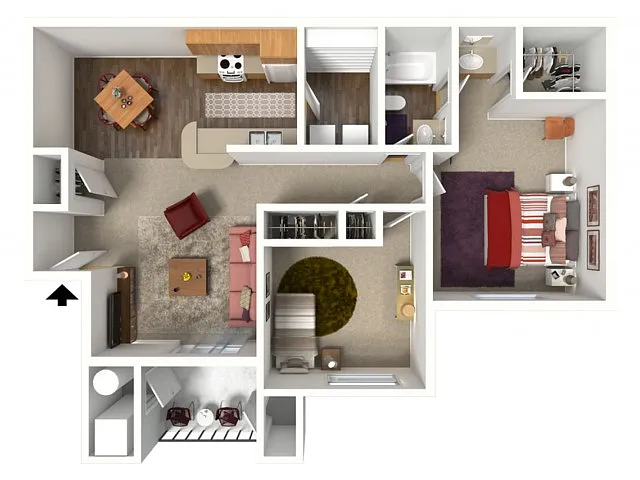 Floor plan Lodgepole I