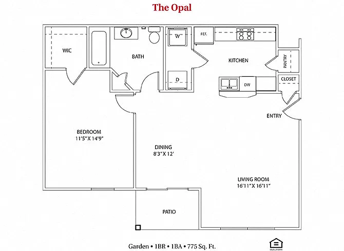 Floor plan The Opal